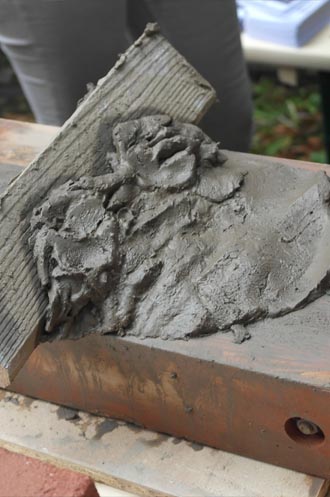 Handformproduktion Holzform