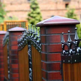 Pfeilerabdeckung, Farbe Chestnut