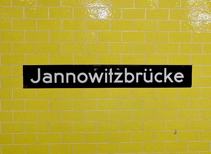 U Bahnhof Jannowitzbrücke Berlin